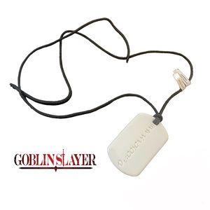 Goblin Slayer Necklace Cosplay New ID Tag Adventures Guild Anime